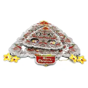 Décoration murale sapin de Noël orné