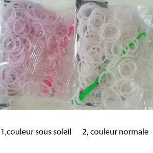 Élastiques de couleur unique
