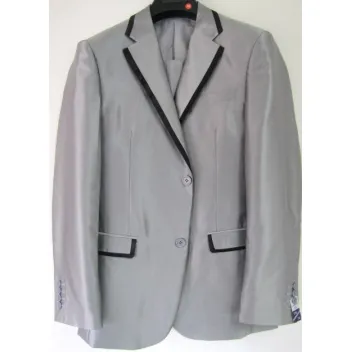 Costume cintré gris clair  Réf 2093  Prix: 29.50€ HT
