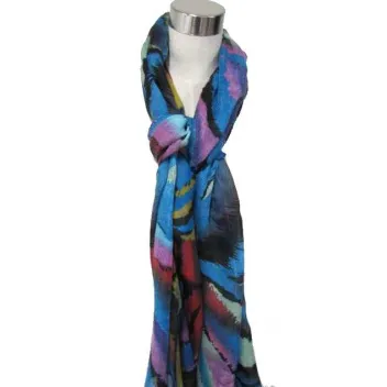 LOT écharpe foulard couleur Réf 4522 1.90€HT/unité