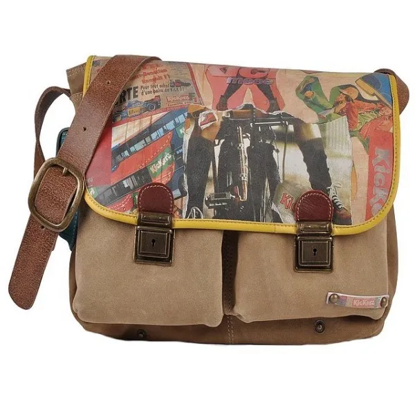 Sac femme cuir daim KICKERS