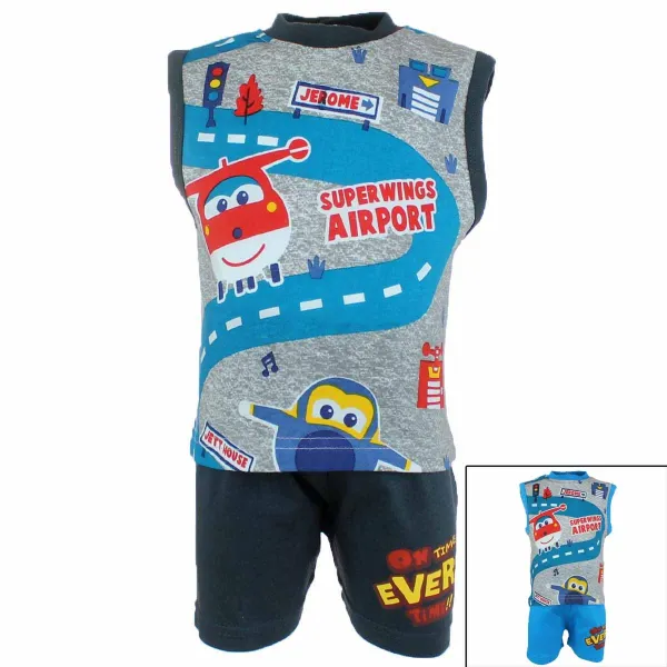 10x Ensembles 2 pieces Super Wings du 3 au 24 mois