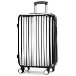 Valise taille Cabine 57cm - PC Ultra légère - 4 roues 20172 - Noir