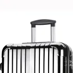 Valise taille Cabine 57cm - PC Ultra légère - 4 roues 20172 - Noir