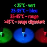 Robinet et Douchette LED