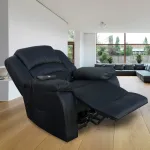 Fauteuil de massage releveur "Maximum" ECO-8198Up noir