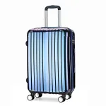 Valise Taille Cabine rigide 57cm bleu ultra leger  4 roues multicouleurs PARTY PRINCE