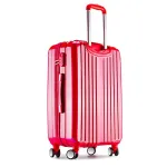 Valise Taille Cabine rigide  rose foncé ultra leger 4 roues multicouleurs PARTY PRINCE