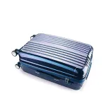 Valise Taille Cabine rigide 57cm bleu ultra leger ABS+PC 4 roues multicouleurs PARTY PRINCE