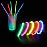 Lot de  bracelets lumineux fluo coloris assortis