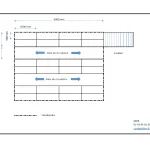Plateforme 21 m² sur rayonnages FERALCO / occasion