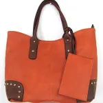Sac à main clouté simili cuir ref 6587 9.95€ ht 