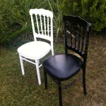 Chaises Napoléon laquées