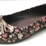 BALLERINES A MOTIF FLEURI REF 6061 1.8€ HT 
