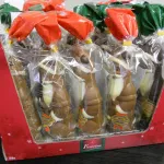 Lot de Pères Noël en chocolat