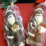 Lot de Pères Noël en chocolat