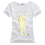 T-shirts Ysl populaires de femmes, femmes YSL courts de sortie t-shirts