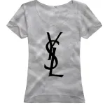 T-shirts Ysl populaires de femmes, femmes YSL courts de sortie t-shirts