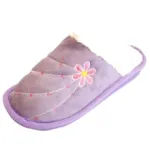 Pantoufles pour femme avec motif fleur