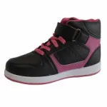 Baskets montantes bicolores avec perforations