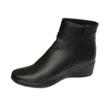 Bottines noires avec bride fantaisie