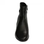 Bottines noires avec bride fantaisie