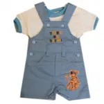 Adorable ensemble salopette à poches et t-shirt pour bébé garçon