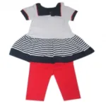 Ensemble style marin deux pièces pour bébé fille