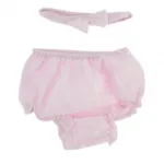 Robe bébé ornée de motifs brodés