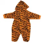 Grenouillère bébé avec motif zèbre