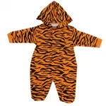 Grenouillère bébé avec motif zèbre