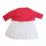 Ensemble robe brodée et veste pour bébé fille