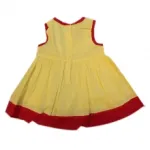 Robe bicolore bébé avec motif brodé