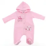 Combinaison matelassée bébé avec motifs brodés