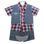 Ensemble bermuda quatre pièces pour bébé garçon