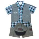 Ensemble bermuda quatre pièces pour bébé garçon
