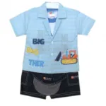 Ensemble chemise quatre pièces pour bébé garçon