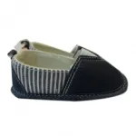 Sandales bébé en jeans rayé