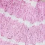 Écharpe bicolore à franges pour femme