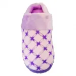 Pantoufles avec motif quadrillé
