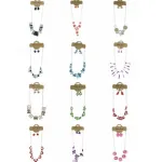 Parure bijou en chaîne décorée de strass