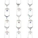Parure glamour sertie de pierres