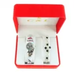 Coffret cadeau femme avec une montre et un bracelet