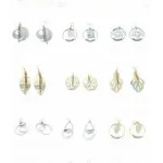 Boucles d’oreilles fantaisies ornées de strass