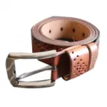 Ceinture perforée en cuir