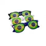 Lunettes de soleil drapeau brésilien