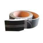Ceinture en cuir avec boucle rectangulaire