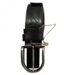 Ceinture en cuir avec boucle ardillon