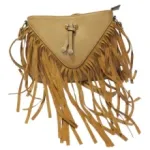 Joli sac à bandoulière agrémenté de franges