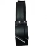 Ceinture en cuir avec boucle rectangulaire en métal